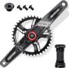 BUCKLOS Mountain Bike Crankset With Chainring