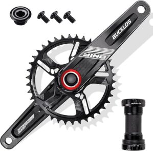 BUCKLOS Mountain Bike Crankset With Chainring