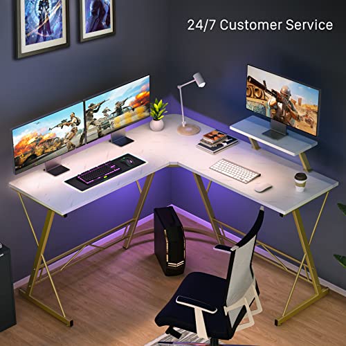 Mr IRONSTONE L Shaped Desk Home Gaming Workstation - Image 2