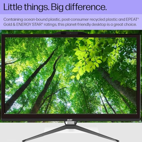 msi 21.5" FHD Touchscreen Business All-in-One Desktop - Image 3