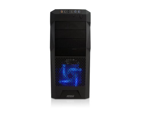 msi ATX Mid Tower Chassis, Black - Image 2