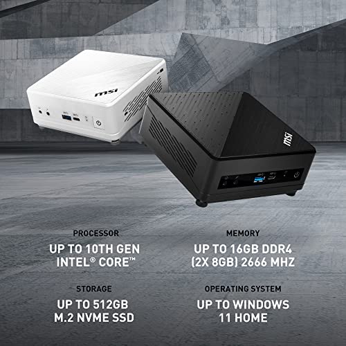 msi Cubi 5 Mini PC: Intel i3, 8GB, 256GB SSD, 10M-692US - Image 2
