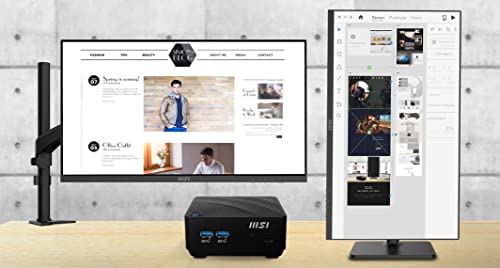 msi Cubi N Mini PC: Intel Celeron N4500, JSL-070US - Image 2
