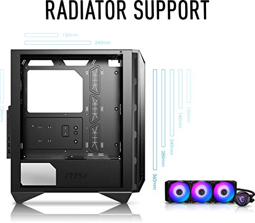 msi Gungnir 110R Mid-Tower Gaming Case - Image 2
