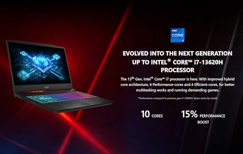 msi Katana 15.6" Gaming Laptop, Intel i7 - Image 3