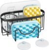 HapiRm Multifunctional Sink Organizer, Stainless Steel Caddy