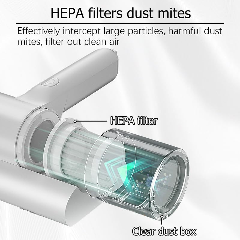 MUMICOE 12KPa Handheld UV Mattress Vacuum Cleaner - Image 3