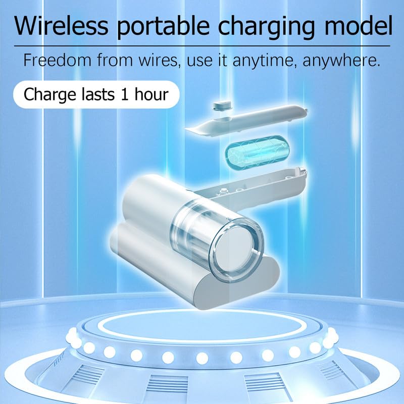 MUMICOE 12KPa Handheld UV Mattress Vacuum Cleaner - Image 4