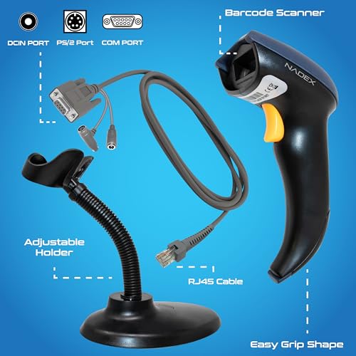Nadex Barcode Laser Scanner Handheld - Image 2