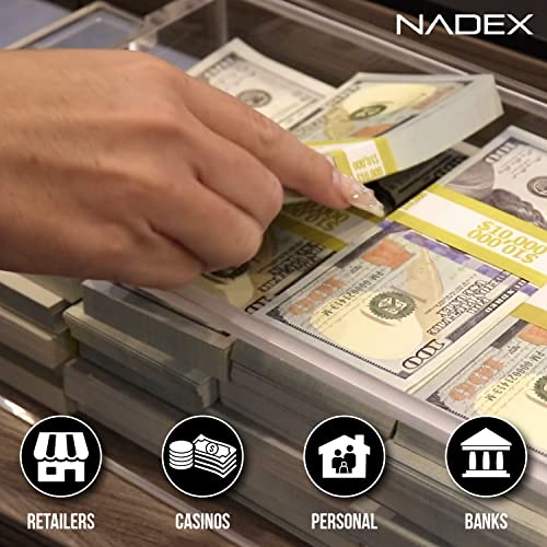 Nadex Clear Acrylic Cash Box With Cover - Image 3