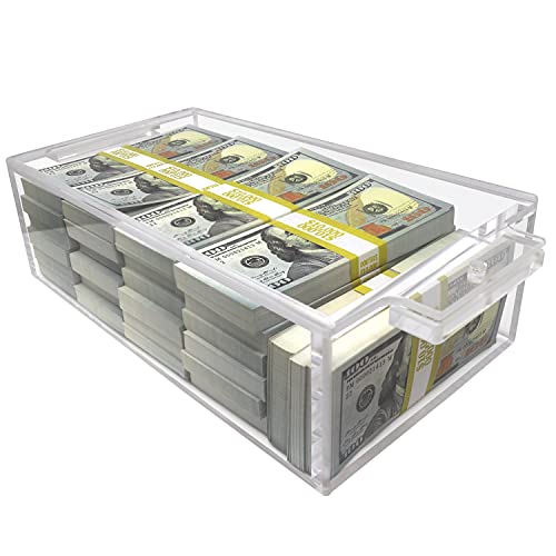 Nadex Clear Acrylic Cash Box With Cover - Image 2