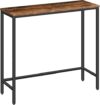 HOOBRO Narrow Console Table, Rustic Brown BF75XG01