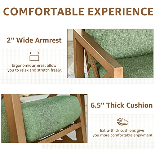 NATURAL EXPRESSIONS Rocking Bistro 3 Piece Patio Set - Image 5