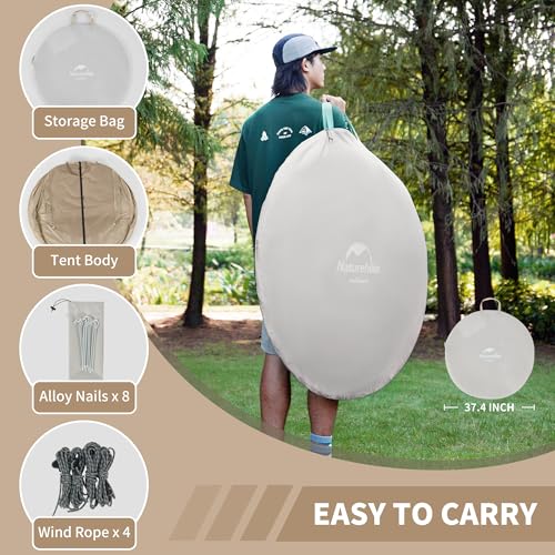 Naturehike 3-4 Person Pop Up Anti-UV Tent - Image 4