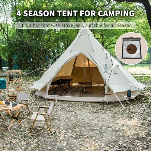 Naturehike Brighten Canvas Tent, Large Bell Tent - Image 4