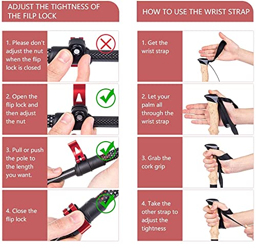 Naturehike Carbon Fiber Trekking Poles β Collapsible - Image 5