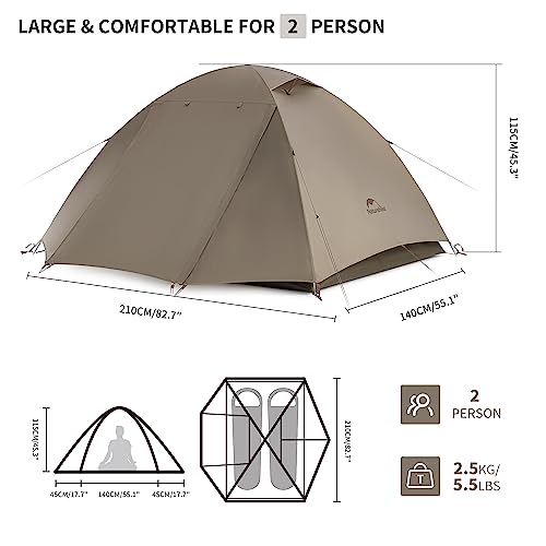 Naturehike Cloud Stream Ultralight Waterproof Camping Tent - Image 5