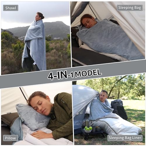 Naturehike Cotton Coral Fleece Sleeping Bag 48.2°F - Image 4