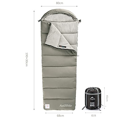 Naturehike Cotton Sleeping Bag With Hood (M400) - Image 2