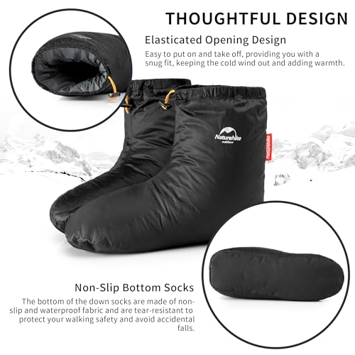 Naturehike Down Booties Ultralight Winter Warm Socks - Image 4