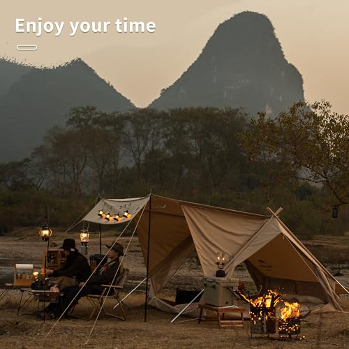 Naturehike Extend 2 Person Canvas Tent, Breathable - Image 5