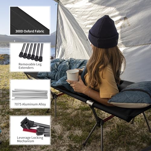 Naturehike Folding Ultralight Adjustable Camping Cot - Image 2