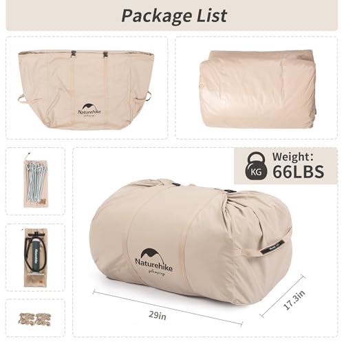 Naturehike Inflatable 4-8 Person 4 Season Tent - Image 5