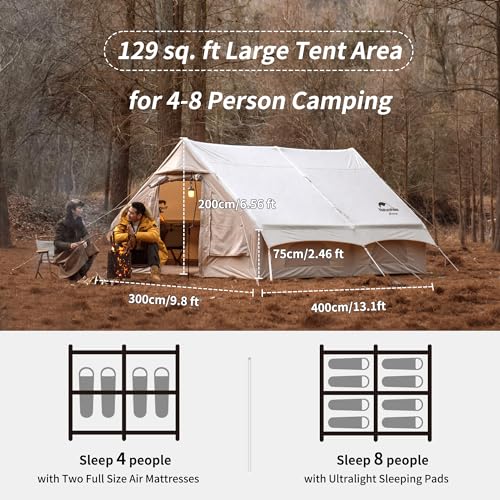Naturehike Inflatable 4-8 Person 4 Season Tent - Image 2
