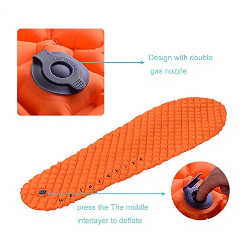 Naturehike Outdoor Sleeping Pad Air Mat Mattress (Blue) - Image 4