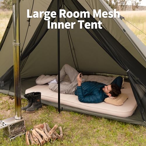 Naturehike Ranch Fire Teepee Tent With Stove Jack - Image 4