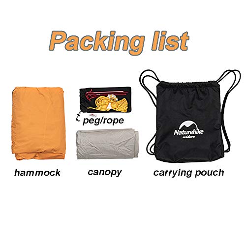 Naturehike Ultralight Camping Hammock With Canopy - Image 2