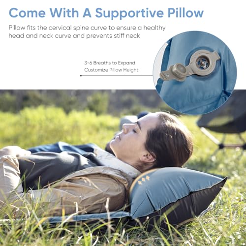 Naturehike Ultralight Self-Inflating Camping Pad With Pillow - Image 4