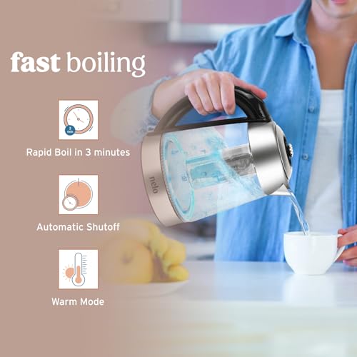 NELO Electric Kettle With Removable Tea Infuser - Image 2