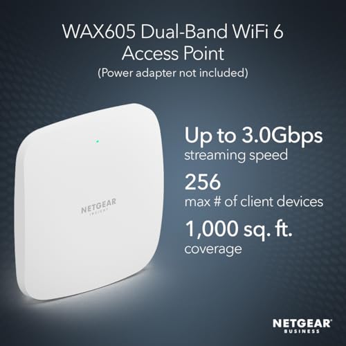 NETGEAR Cloud Managed Wireless Access Point WAX605 - Image 2