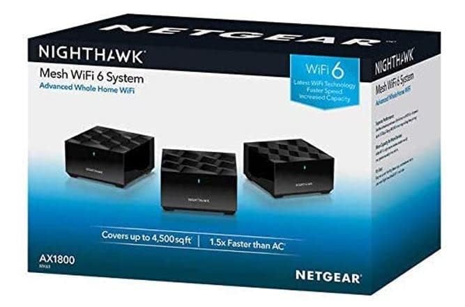NETGEAR Nighthawk Mesh WiFi 6 System MK63-100NAS - Image 5