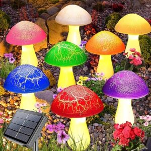 Homeleo Newest Cracked Solar Mushroom Lights