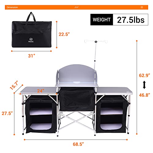 Nice C Backpack Beach Chair & Camping Kitchen Table - Image 2