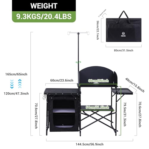 Nice C Camping Kitchen Station Grill Table - Image 3