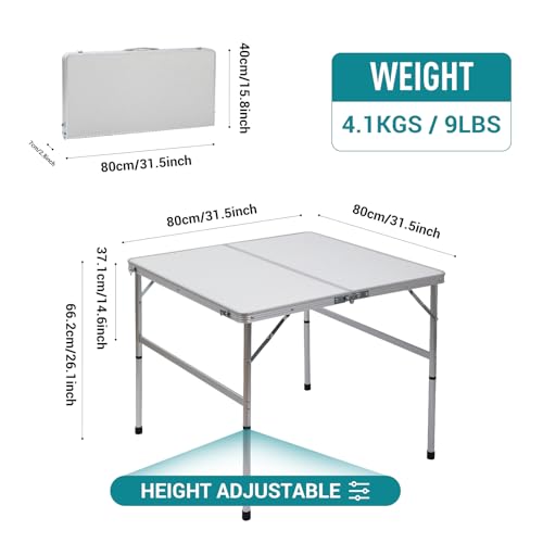 Nice C Square Folding Table + Camping Chair - Image 3