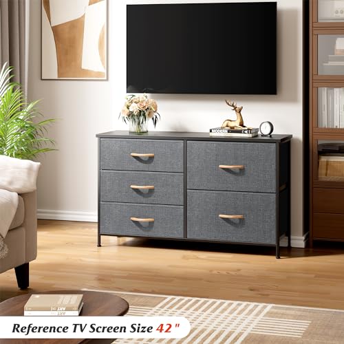 Nicehill Dresser With 5 Drawers, Wide Chest - Image 2