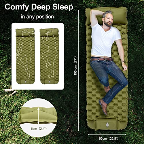 Night Cat Backpacking Tent With Inflatable Sleeping Pad - Image 4