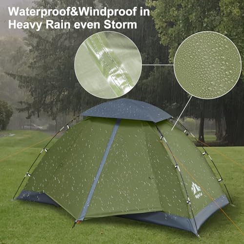 Night Cat Backpacking Tent With Inflatable Sleeping Pad - Image 4