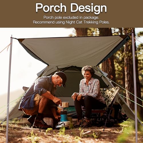 Night Cat Camping Tent 2-3 Persons Double Layers Waterproof - Image 5