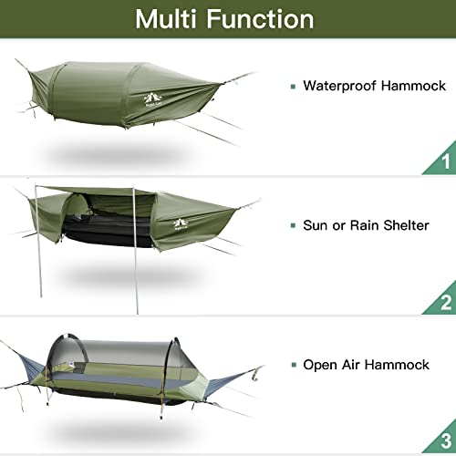 Night Cat Flat Lay Hammock Tent With Mosquito Net - Image 3