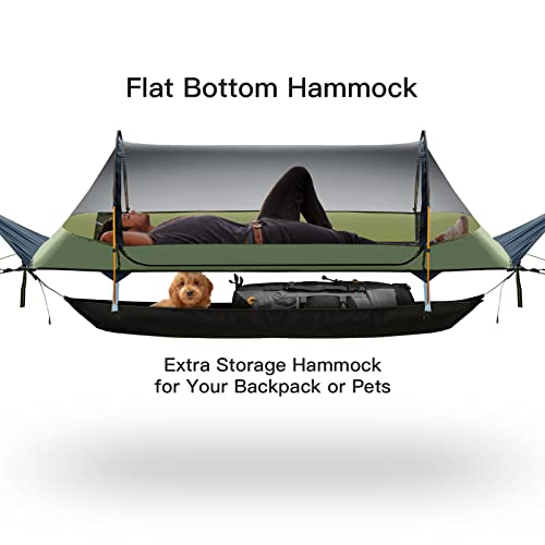 Night Cat Flat Lay Hammock Tent With Mosquito Net - Image 2