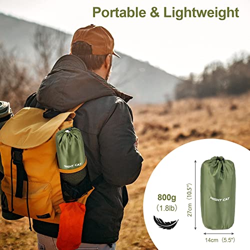 Night Cat Inflatable Sleeping Pad With Pillow - Image 4