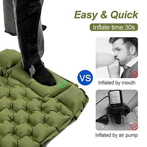Night Cat Inflatable Sleeping Pad With Pillow - Image 2