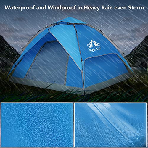 Night Cat Pop Up Tent With Double Sleeping Bag - Image 4