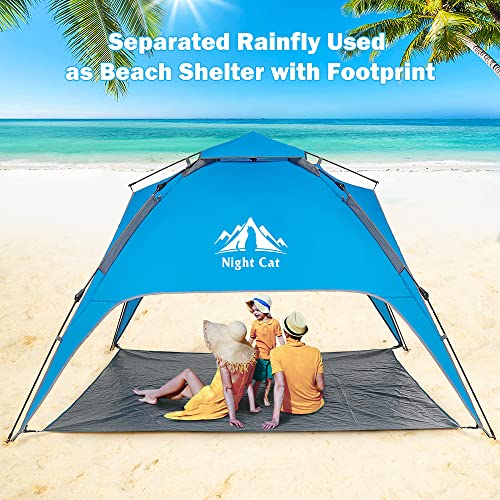 Night Cat Pop Up Tent With Double Sleeping Bag - Image 5