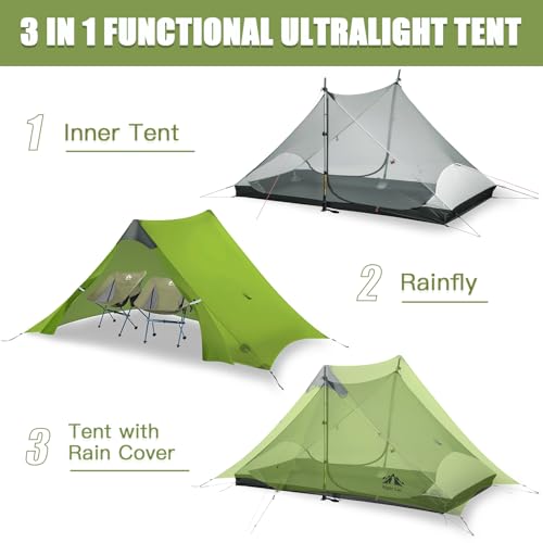 Night Cat Ultralight 2-Person Tent, 3 LBS Only - Image 4